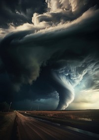 Outdoors tornado nature storm. 