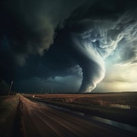 Outdoors tornado nature storm. 