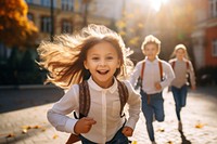 School child portrait adult. 