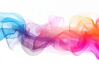 Colourful smoke backgrounds white background creativity. AI generated Image by rawpixel.
