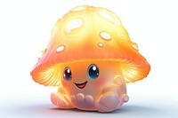 Mushroom monster cute representation invertebrate. 