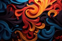Art backgrounds pattern swirl. AI generated Image by rawpixel.
