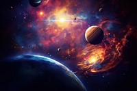 Planet backgrounds astronomy universe. AI generated Image by rawpixel.