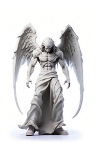 Angel devil white adult white background. AI generated Image by rawpixel.