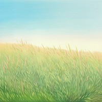 Grass field landscape outdoors nature. AI generated Image by rawpixel.