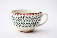 Folk art tea cup Nordic porcelain. AI generated Image by rawpixel.