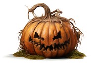 Vegetable halloween pumpkin plant. AI generated Image by rawpixel.