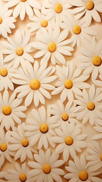 Wallpaper pattern daisy flower petal. AI generated Image by rawpixel.