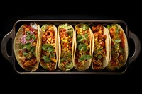 Tacos food vegetable freshness. AI generated Image by rawpixel.