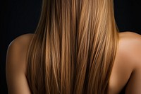 Keratin treated hair adult back photography. AI generated Image by rawpixel.