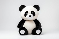 A cute panda plush toy mammal white bear. AI generated Image by rawpixel.