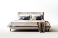 A luxury bed furniture cushion bedroom. AI generated Image by rawpixel.