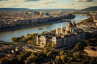 Budapest city architecture cityscape outdoors. AI generated Image by rawpixel.