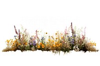 Bush meadow border lavender outdoors flower. AI generated Image by rawpixel.