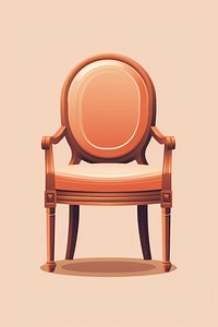 Louis Chair chair furniture armchair. AI generated Image by rawpixel.