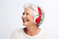 Headphones listening headset adult. AI generated Image by rawpixel.