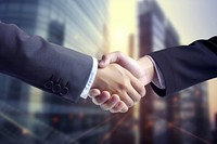 Business shake hand handshake architecture agreement. 