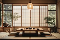 Home japanese style architecture furniture building. AI generated Image by rawpixel.