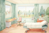 Park hospital architecture furniture building. AI generated Image by rawpixel.