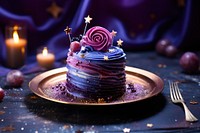 Delicious cake decoration dessert candle. 