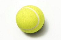 Tennis ball sports white background racket. AI generated Image by rawpixel.