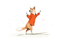 Dog dancing animal mammal fox. 