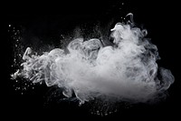 Fume snow diffuse black smoke fumes. AI generated Image by rawpixel.