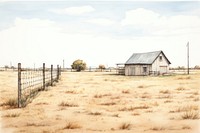 Country architecture building outdoors. 