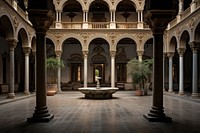 Arch architecture courtyard building