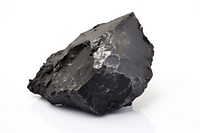 Meteorite mineral rock white background. AI generated Image by rawpixel.