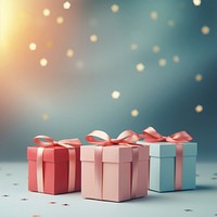 Gift box illuminated celebration. AI generated Image by rawpixel.