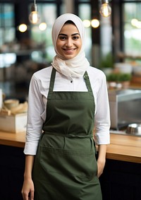 Person adult apron woman. 