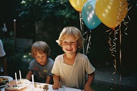 Birthday party photography portrait dessert. AI generated Image by rawpixel.