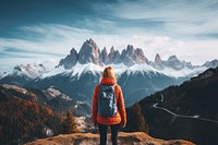 Dolomites italy backpacking adventure outdoors. 