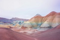 Alien planet landscape outdoors nature. AI generated Image by rawpixel.