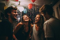 Party laughing balloon adult. AI generated Image by rawpixel.