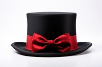 Mad Hatter black hat red white background celebration. AI generated Image by rawpixel.