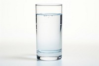 Drinking water glass bottle white background. AI generated Image by rawpixel.