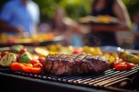 Vegetable barbecue grilling cooking. AI generated Image by rawpixel.