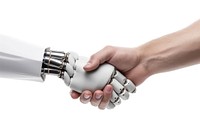 Hand robot finger human. AI generated Image by rawpixel.