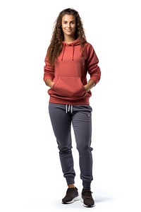 Woman sport wear athlete sweatshirt. AI generated Image by rawpixel.