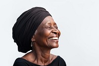 Woman Black laughing smiling. AI generated Image by rawpixel.