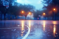 Basketball court  lighting sports. 