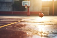 Basketball court sports architecture outdoors. 