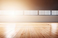 Basketball court  flooring light. 