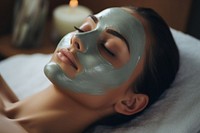 Adult face spa relaxation. 