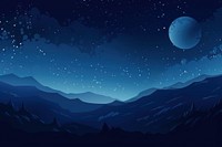 Dark Blue background space landscape astronomy. 