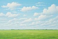 Meadow background land sky . 