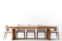 Dinning table architecture furniture chair. 