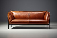 Sofa furniture leather brown. AI generated Image by rawpixel.